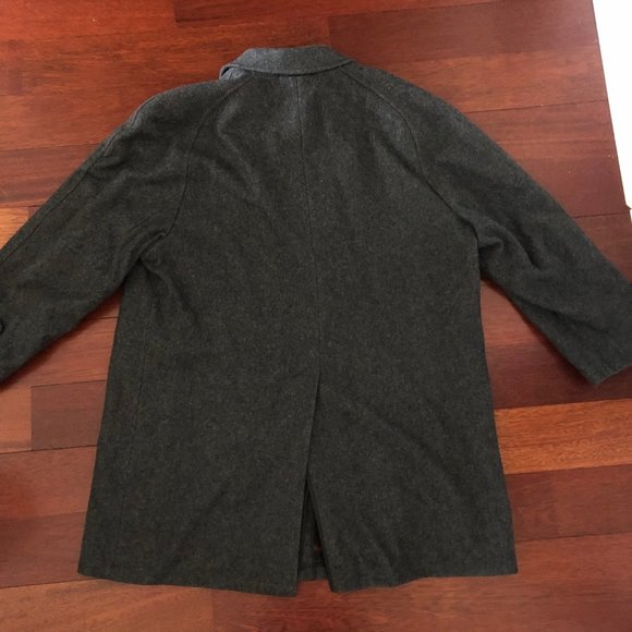 Wool Overcoat Single Breast - Towne from London Fog - Made in Canada - Excellent - Picture 2 of 8
